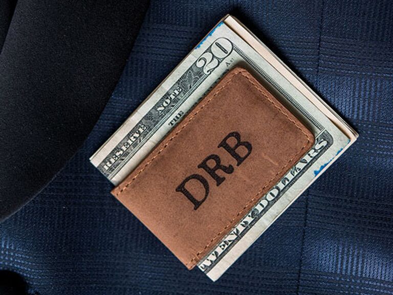 48 Groomsmen Gift Ideas - leather magnetic money clip