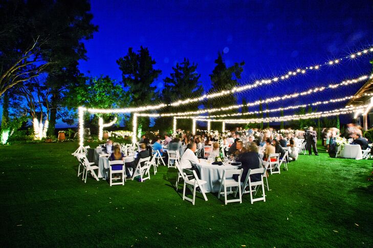 Nighttime View Of Outdoor Reception