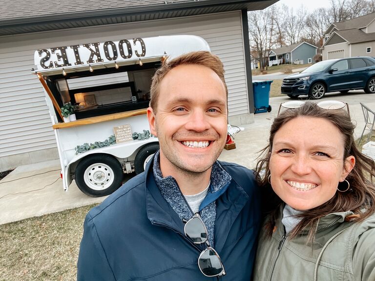 Setting up the Cookie Joy trailer for the first time!