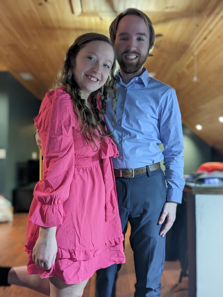 First Valentine's date together. Benjamin took Peyton to her favorite restaurant, Fratelli's.