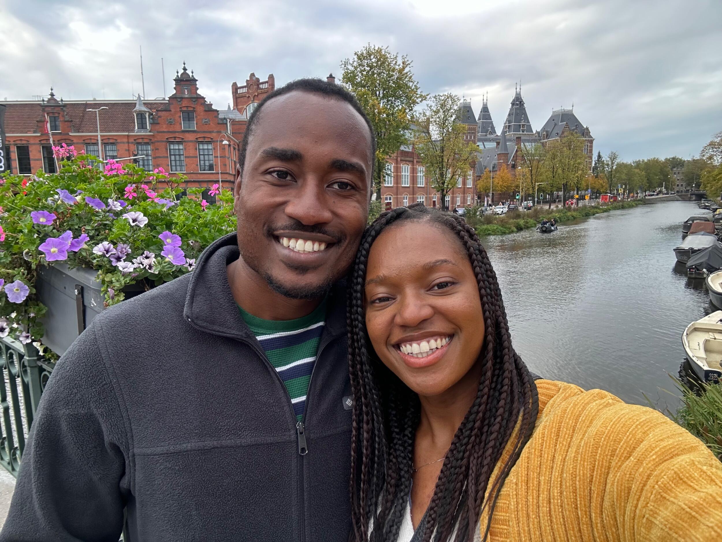 Our first international trip to the Netherlands! Who knew the Hinge dating app is where God would lead us to each other. Thank you Jesus for being the center of our life! We are so excited to be married and celebrate our special day with you all! WOOOHOOO!!! 