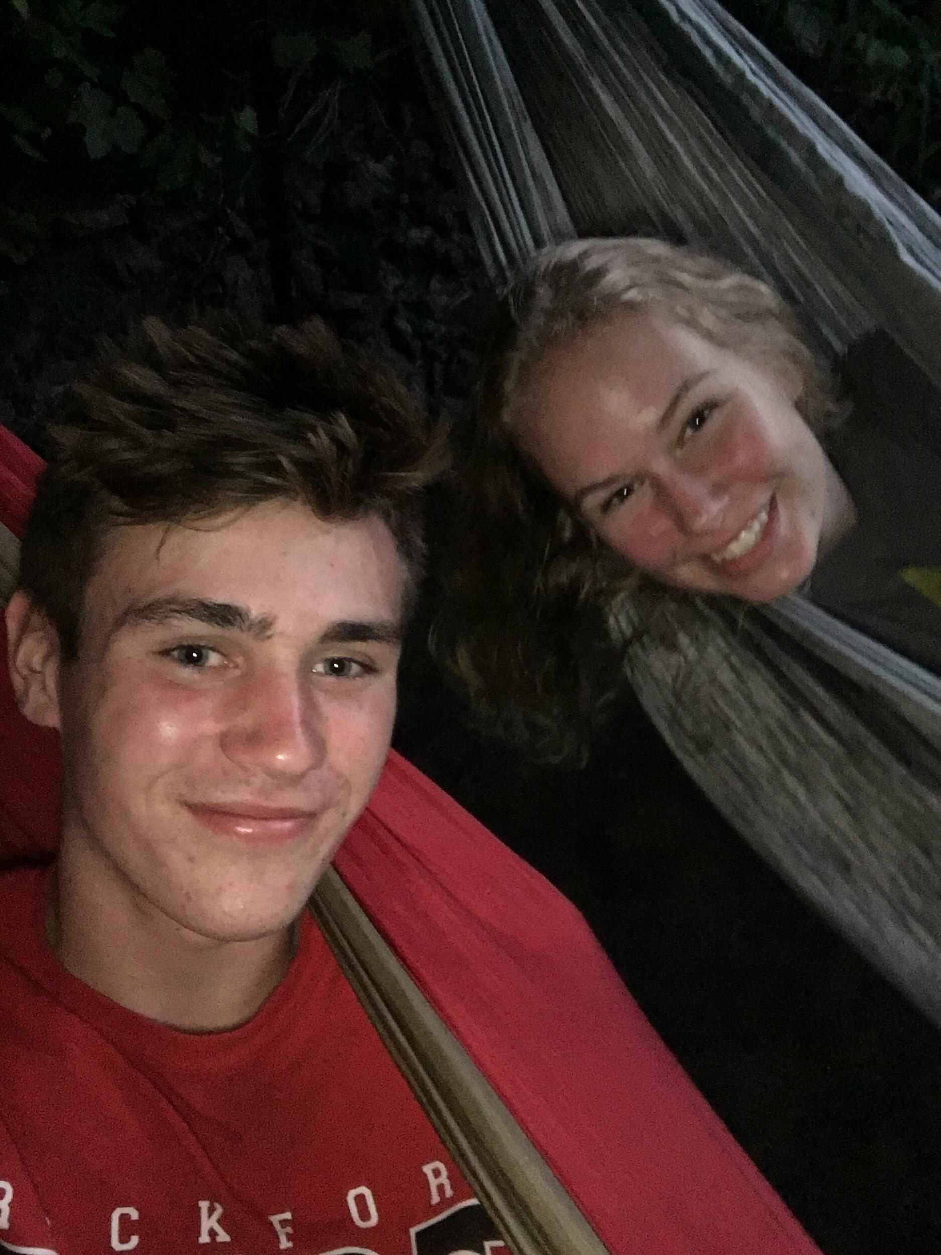 That next summer was glorious: swimming at the Jones' pool, hammocking with friends at Rock Cut State Park, and sharing song ideas. 