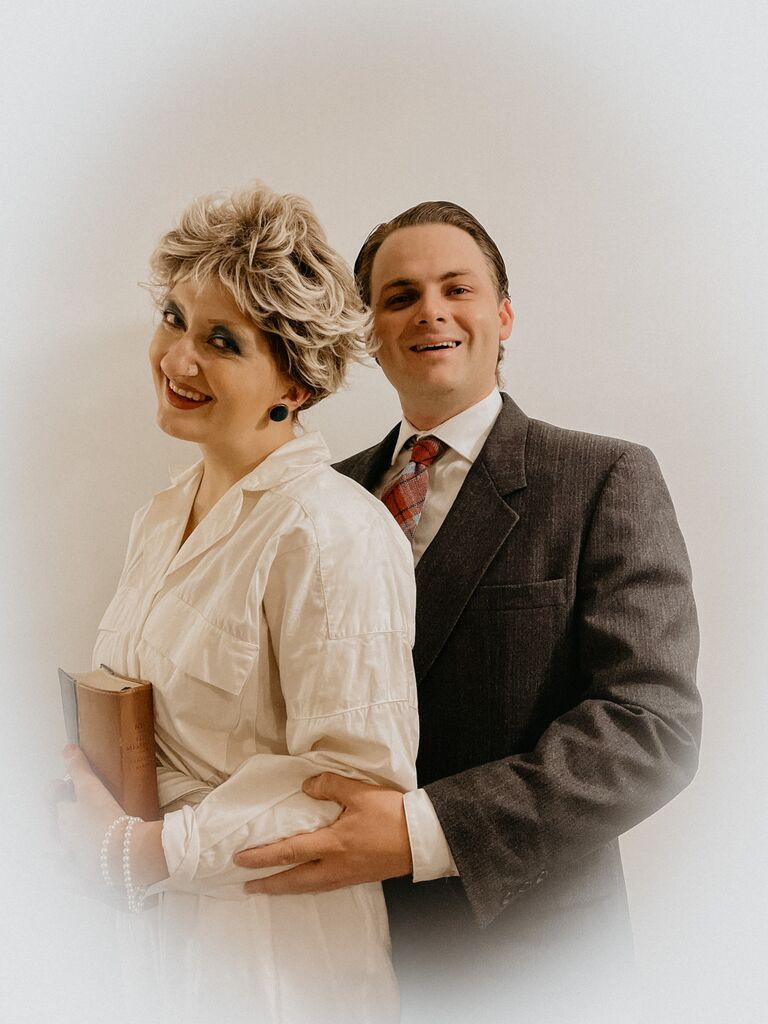 And remember - God loves you! He really, really does! 

Jim and Tammy Faye Baker, Halloween 2021. 