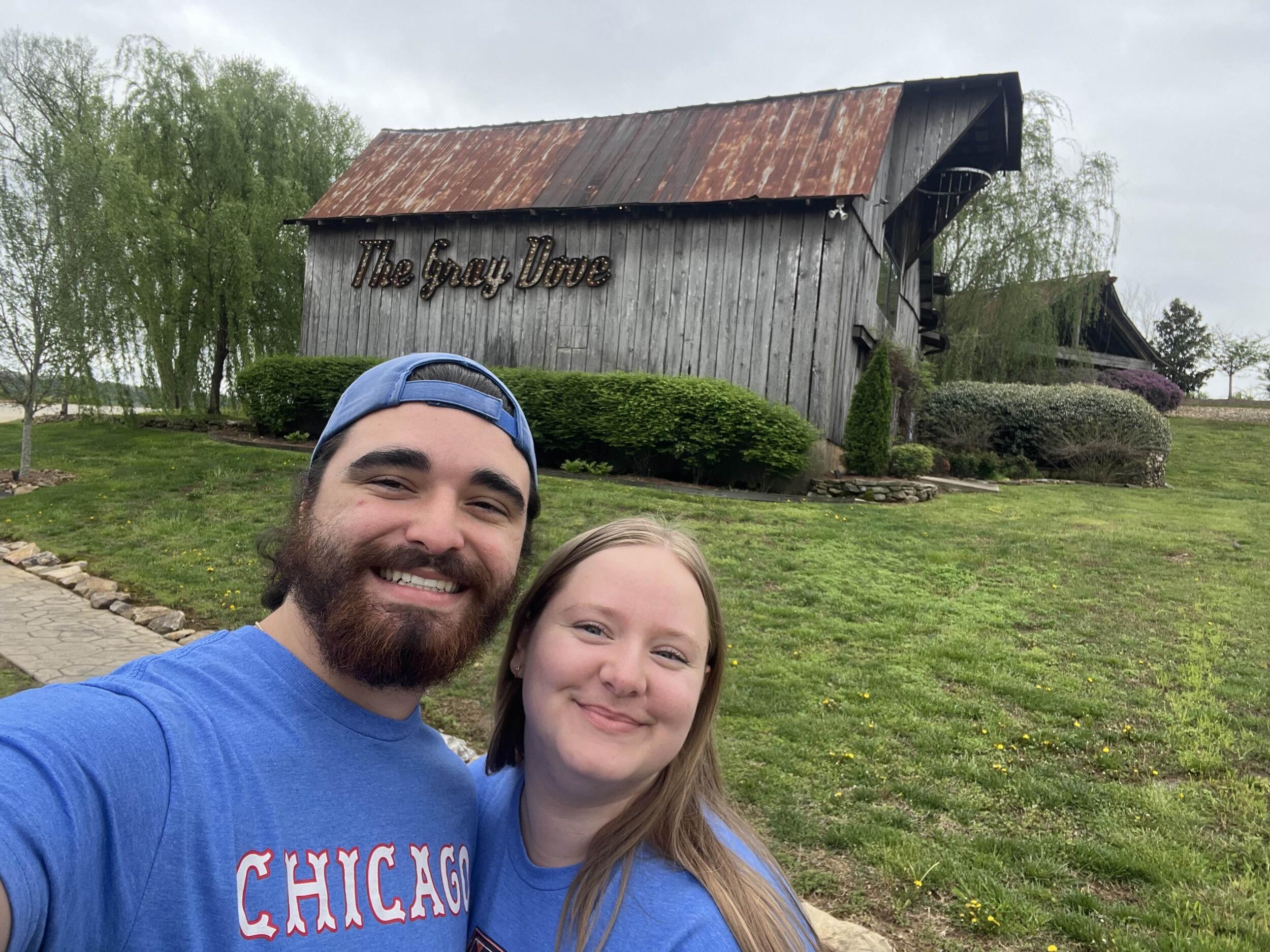 Visiting our wedding venue for the first time!