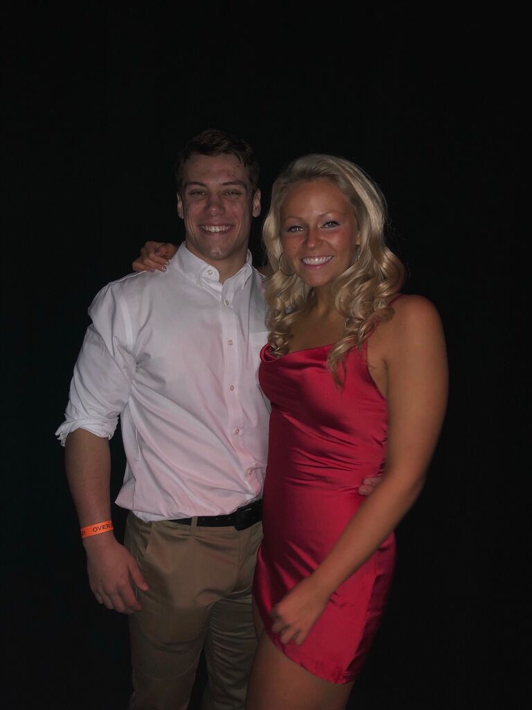 Rob & Ash meet at a Christmas party at the University of Illinois. Shortly after, they went to Ashley's formal together. Then Robert asks Ashley to go on their first official date at Burger Local in Geneva.