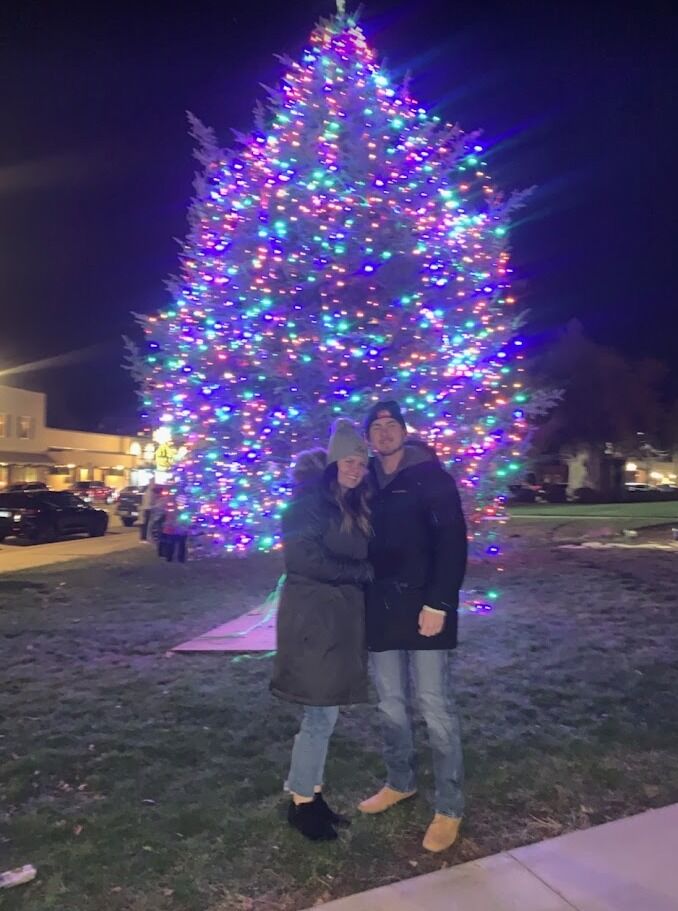 We visited John’s Parents over Thanksgiving. We took a walk downtown and we enjoyed the Candlelight Walk in Oregon, Illinois. 