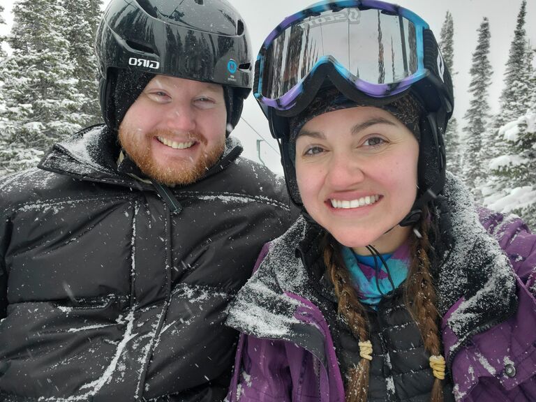 Snowboarding at Snowy Range in WY