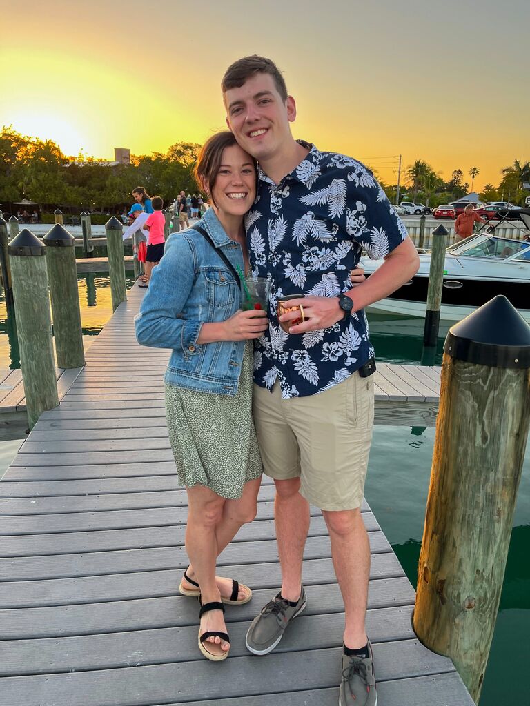Before PA school started for Allie, they traveled to Florida 
