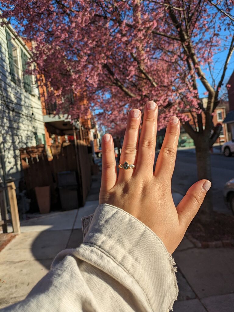 She said yes!
