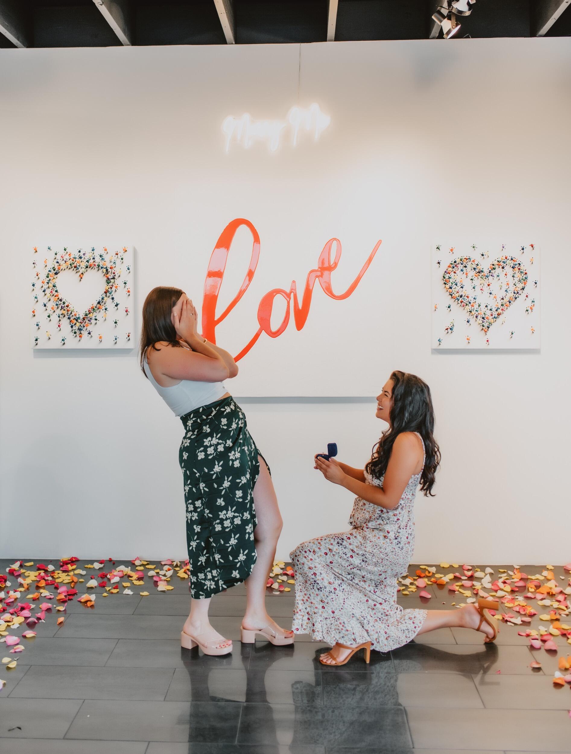 The following summer, Emily popped the question while visiting Avery's family in Dallas. We were so excited to start this new chapter together!