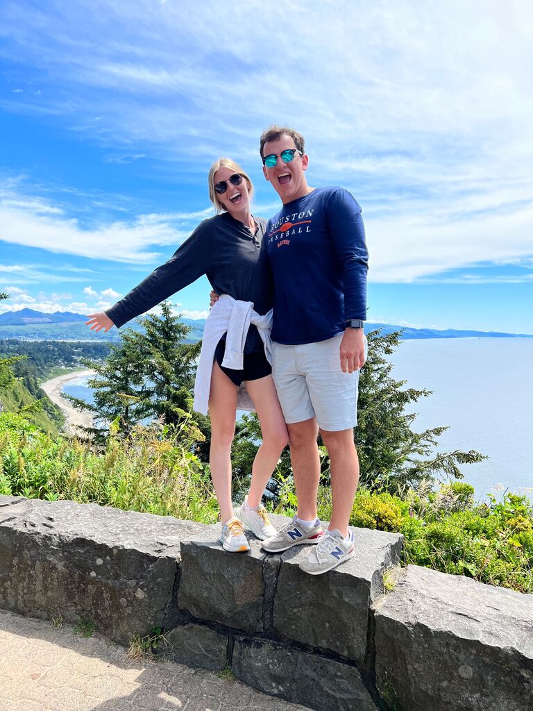 Coastal vibes! Clayton and Erica go on a Wunderlich family trip to the Oregon coast 