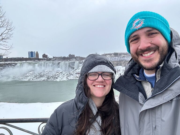 Decided to visit Niagra Falls...in February