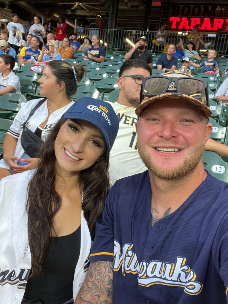 Third Brewers game together.