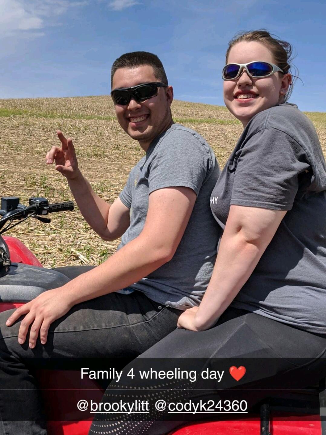 This was a family day at my grandpa Clark's house... No one knew yet but this was the day I told my grandma and Clark I was pregnant 💕
