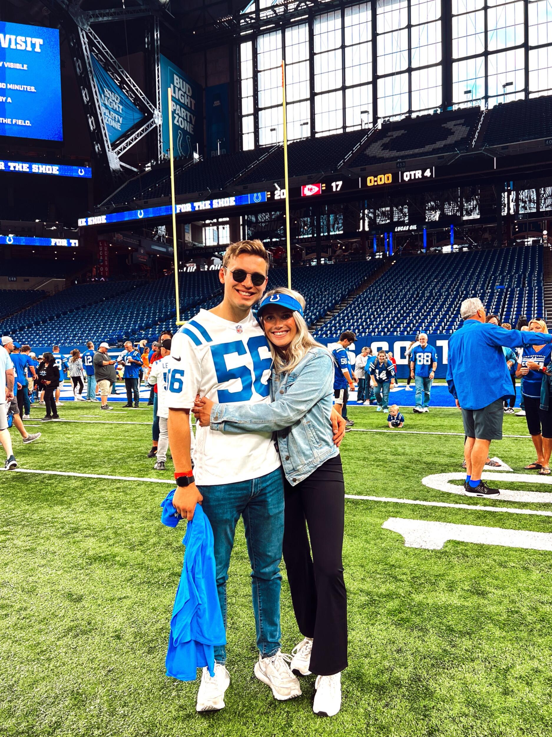 We went to A LOT of colts games, trivia nights, and dive bars.