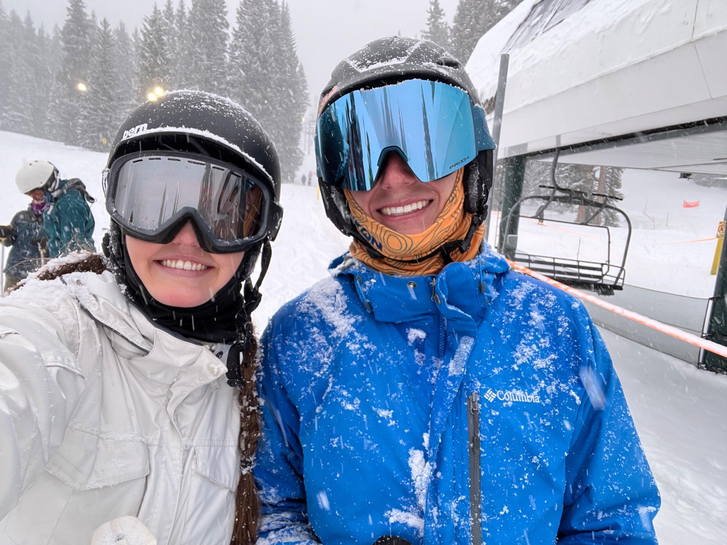 Ski trip with friends to Brighton