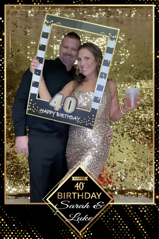 Golden Birthday - Photo Booth