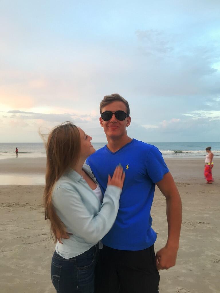 Emma and Brett at Ormond beach!