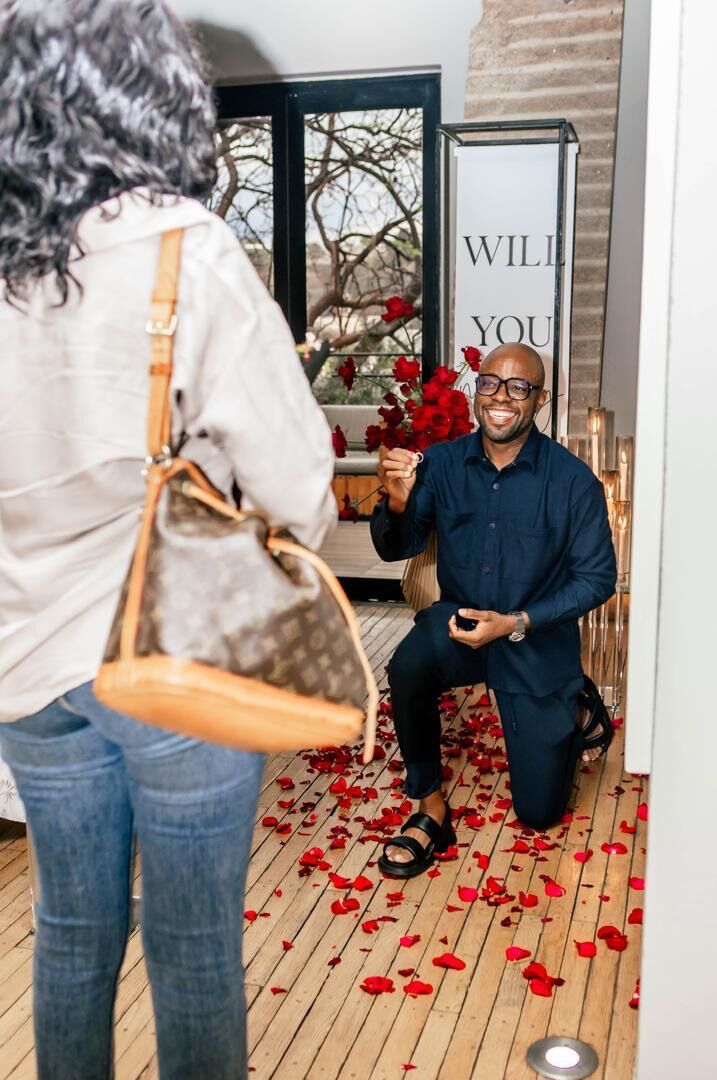 I had to pop the question.