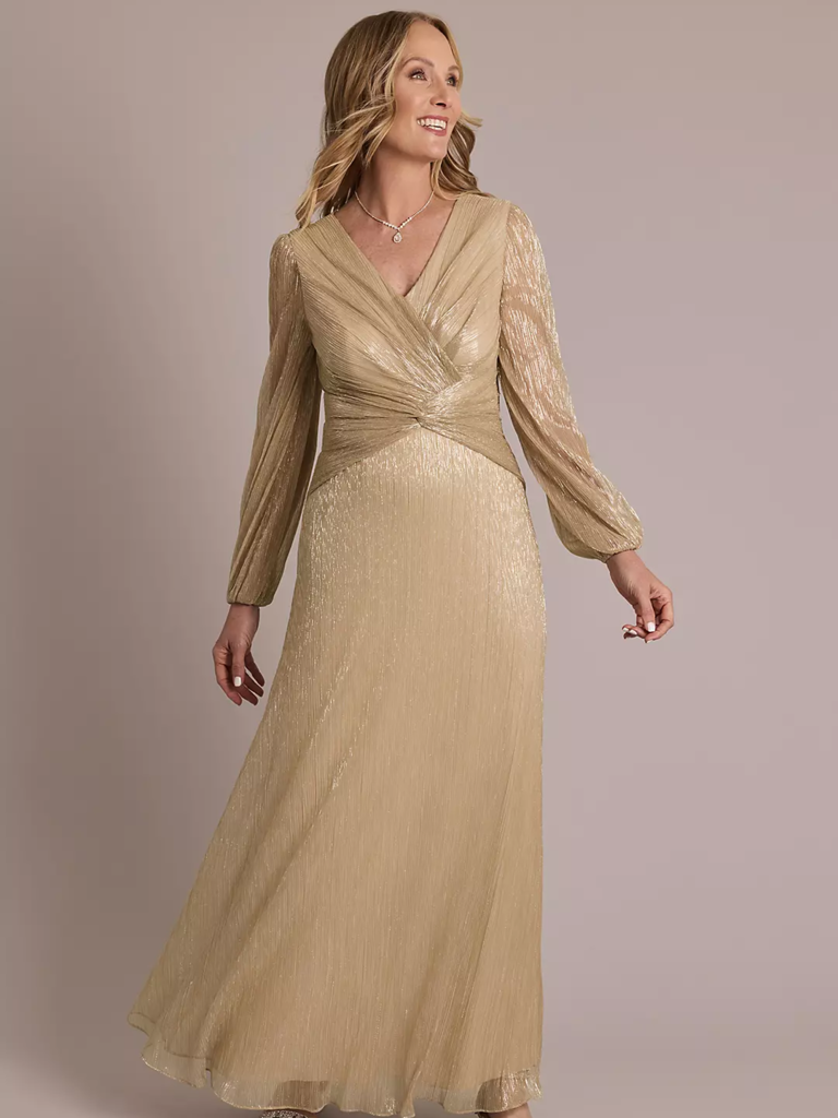 These 50th Wedding Anniversary Dresses Are Golden