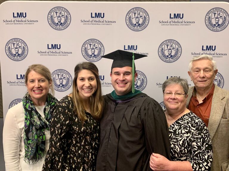 Jay's PA School graduation from LMU