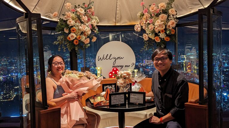 This is the day we’ll cherish forever: the day she said "YES!"