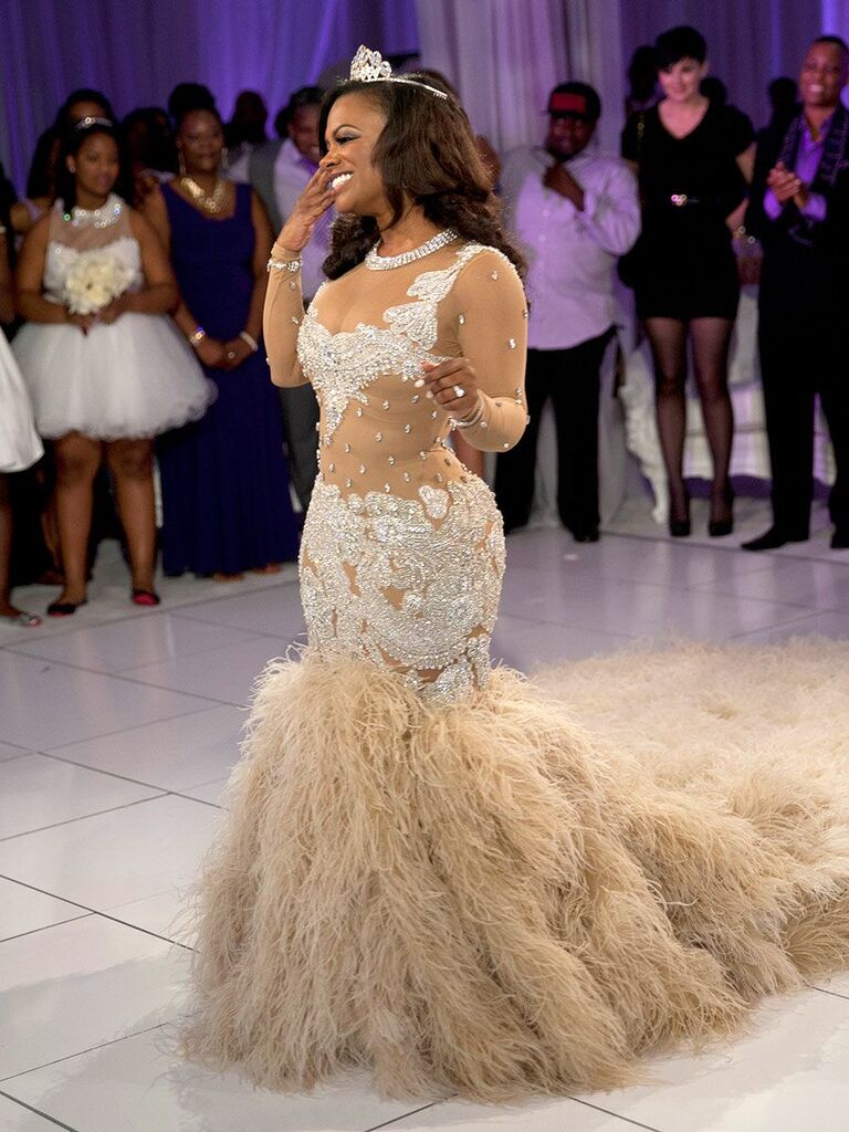 Kandi Burruss' wedding dress