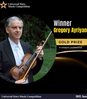 Gregory Ayriyan - Violinist - Smithfield, RI - Hero Main