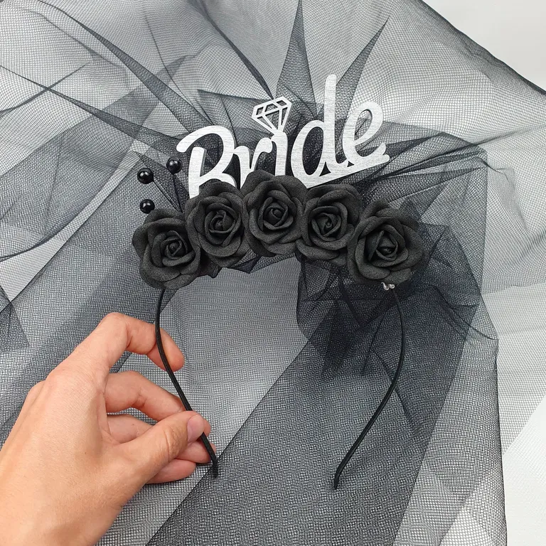 DIY Bachelorette Bridal Veil