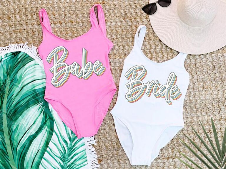 bridal shower bathing suits