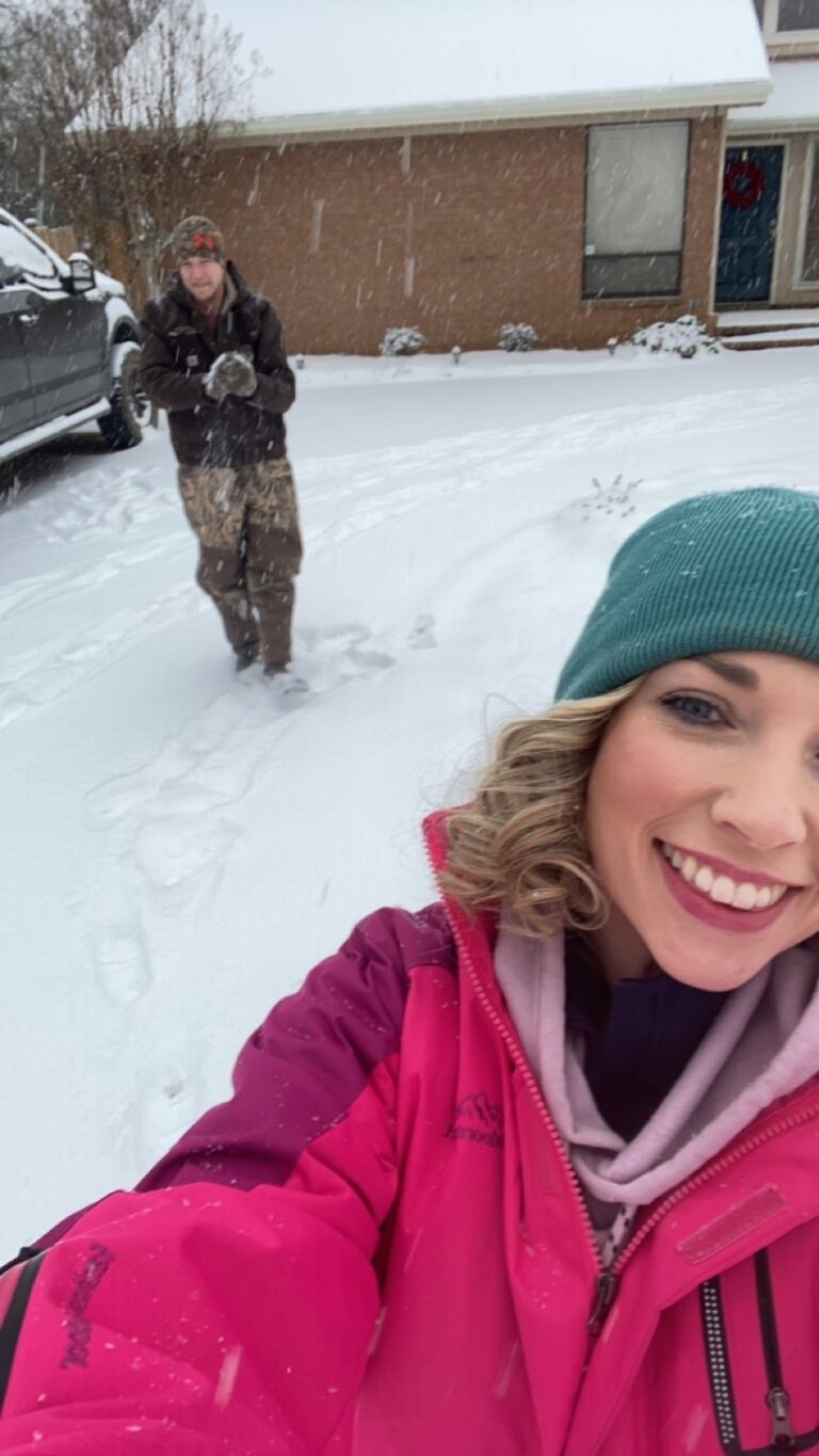 Our first snow day!