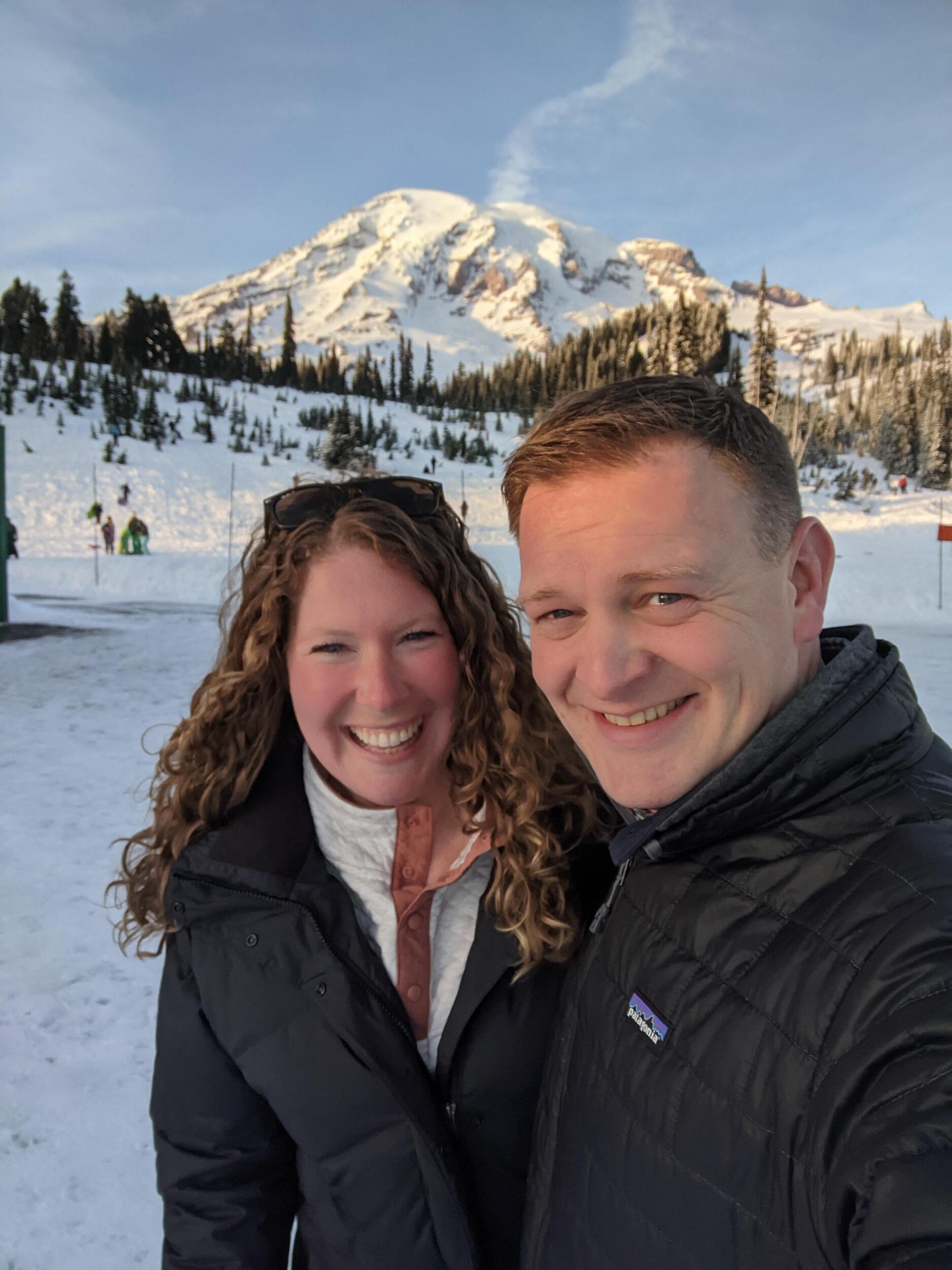 We both love this mountain. 