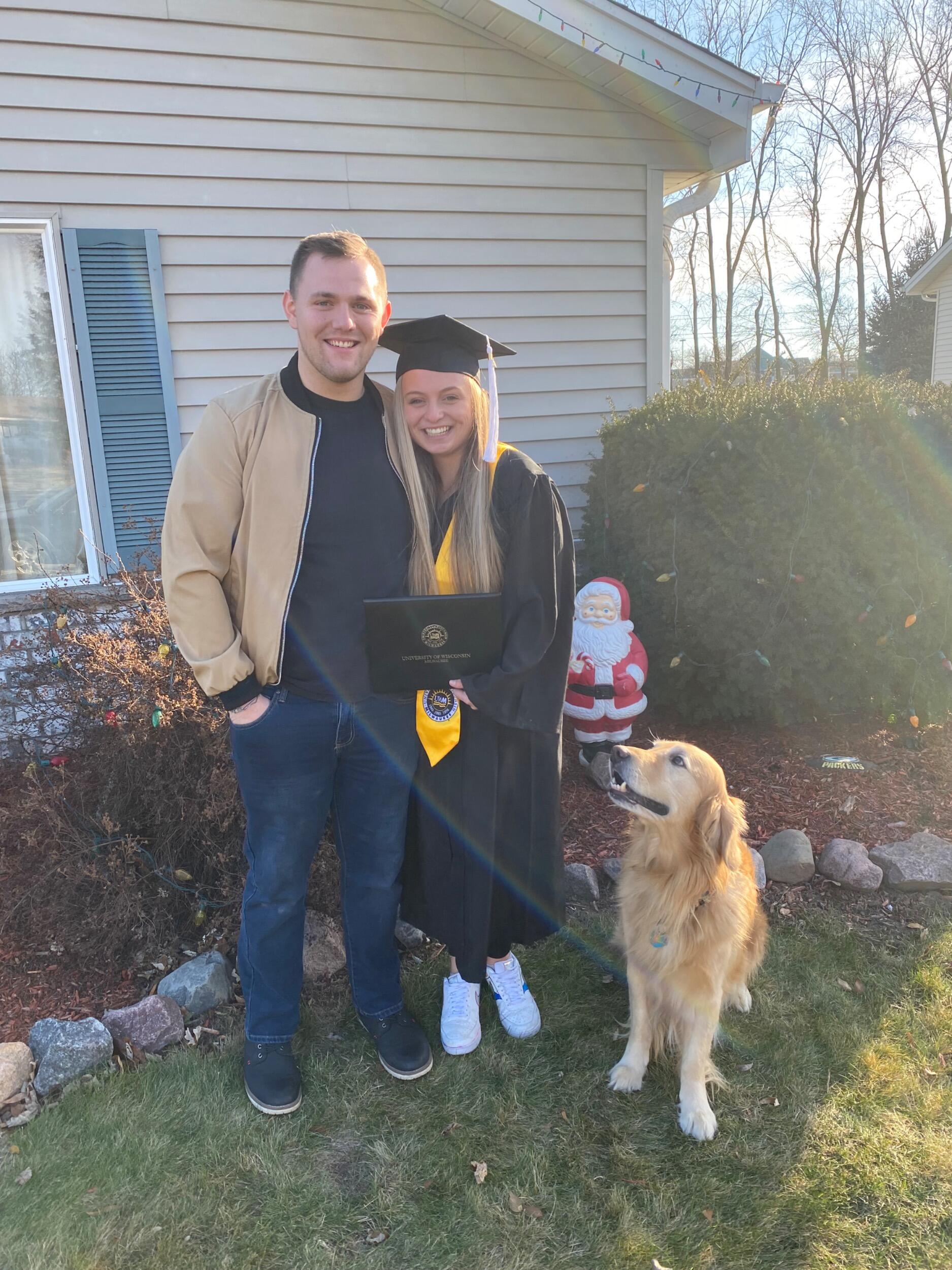 Sky graduates college!