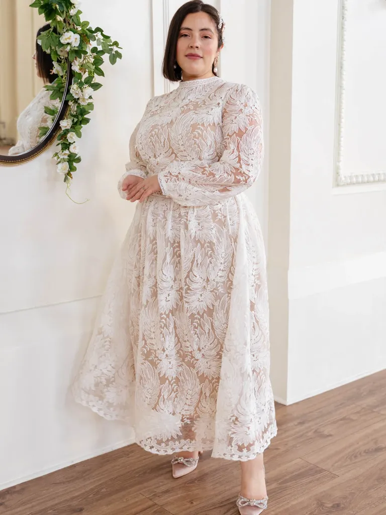 Maxi bridal shower dress best sale