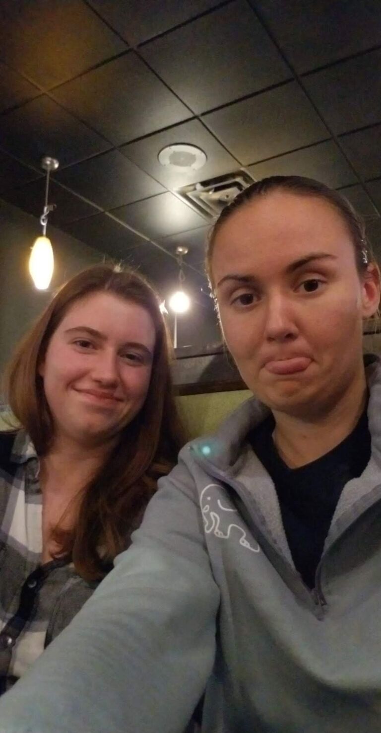 We really got back in touch after Emily's roommate passed away at the end of senior year of college. She really needed support and love from her best friend and Taylor was there. 