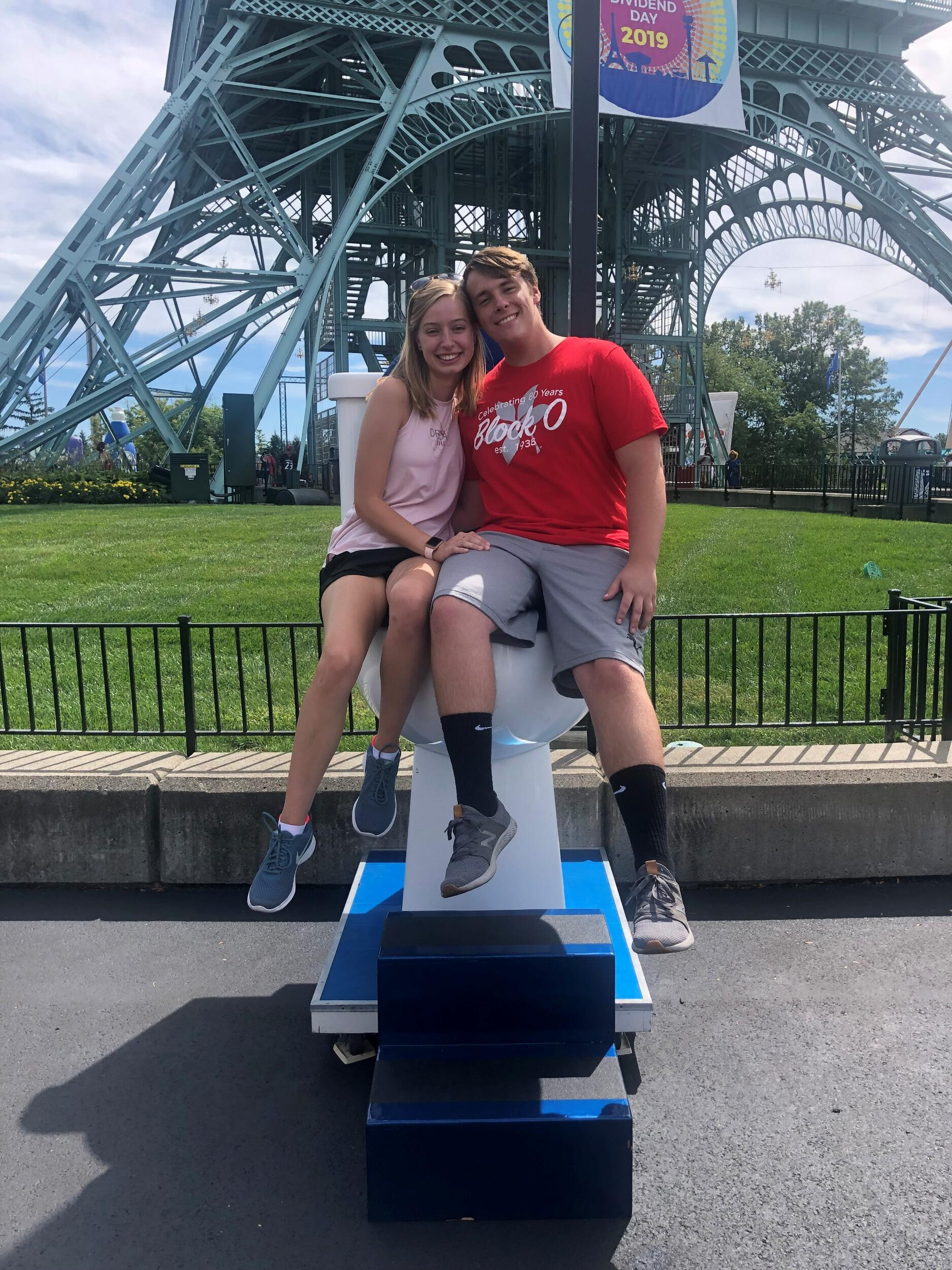 P&G Dividend Day at Kings Island on our birthday!