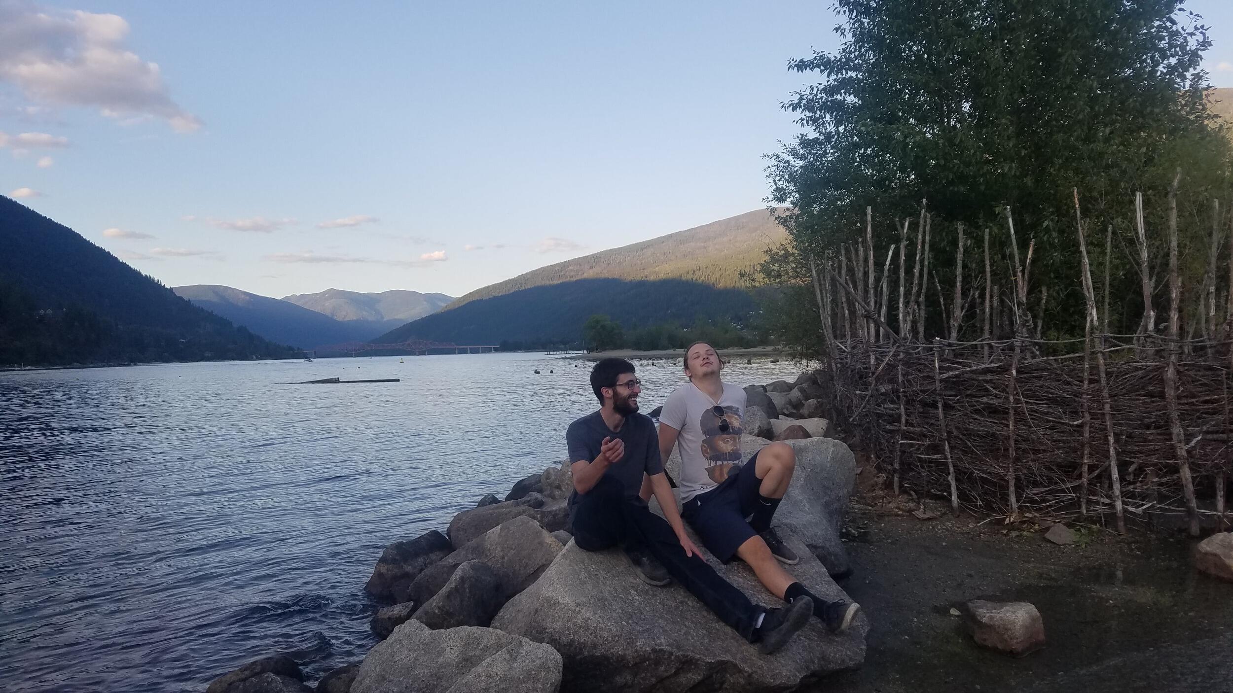 Threw our love of being silly and hanging out with our friend Alan. 