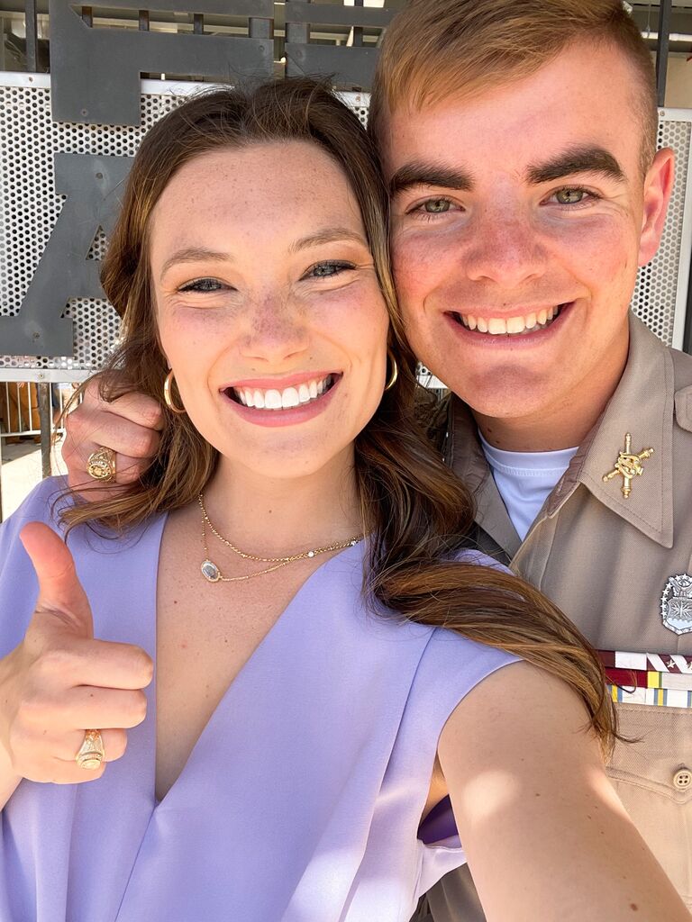 Caroline got her Aggie ring!