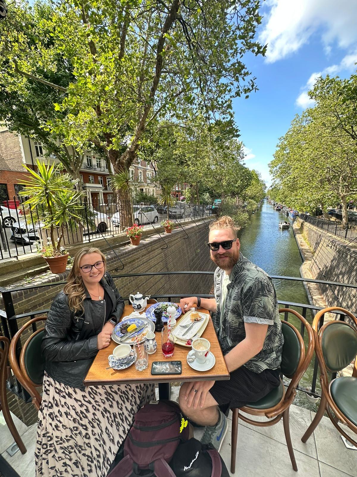 Little Venice, before Lucy moved to Scotland 