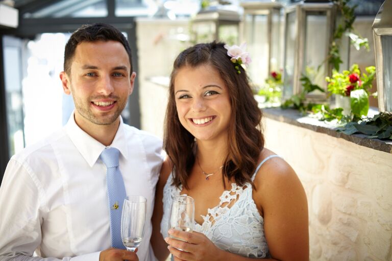 First family wedding: Richard and Bethan