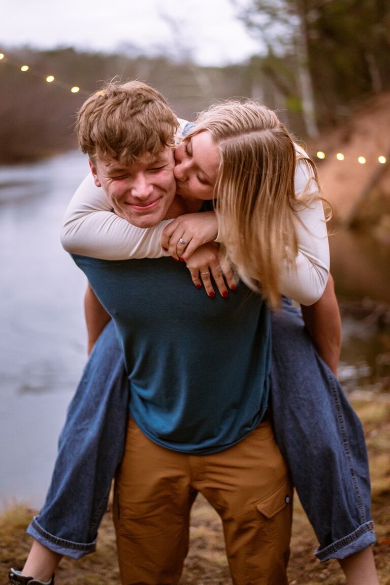 They officially got engaged just before thanksgiving!