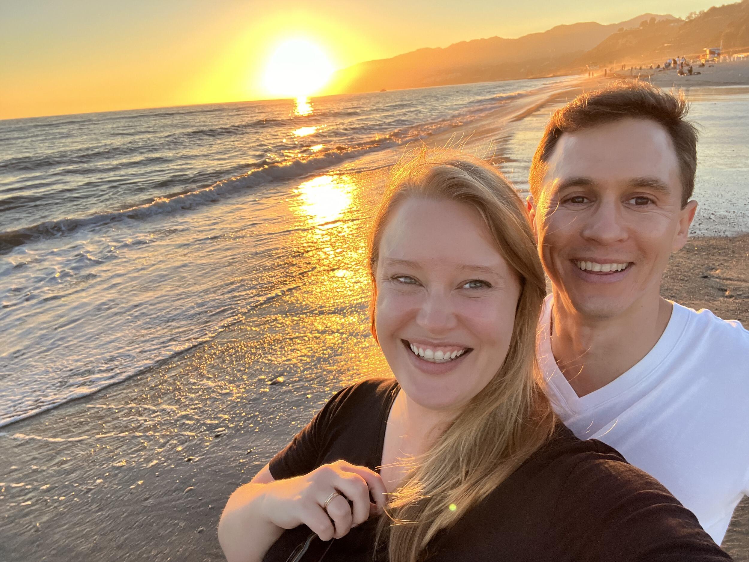 Neither Hannah nor Jeremy really liked L.A. until they visited together. The pod of dolphins at sunset didn't hurt. 
