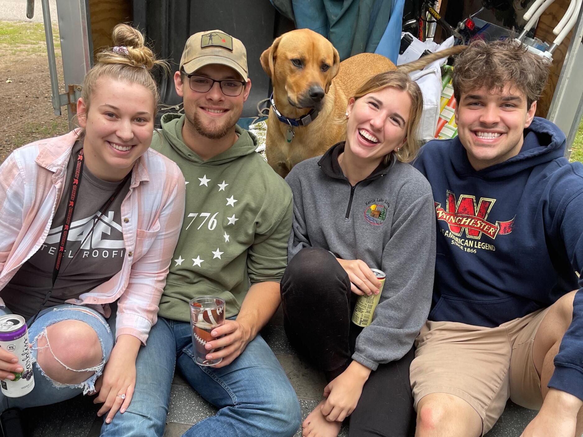 Best Friends and Family at the Cabin