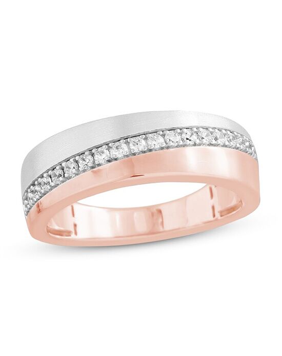 Kay jewelers rose gold wedding band sale