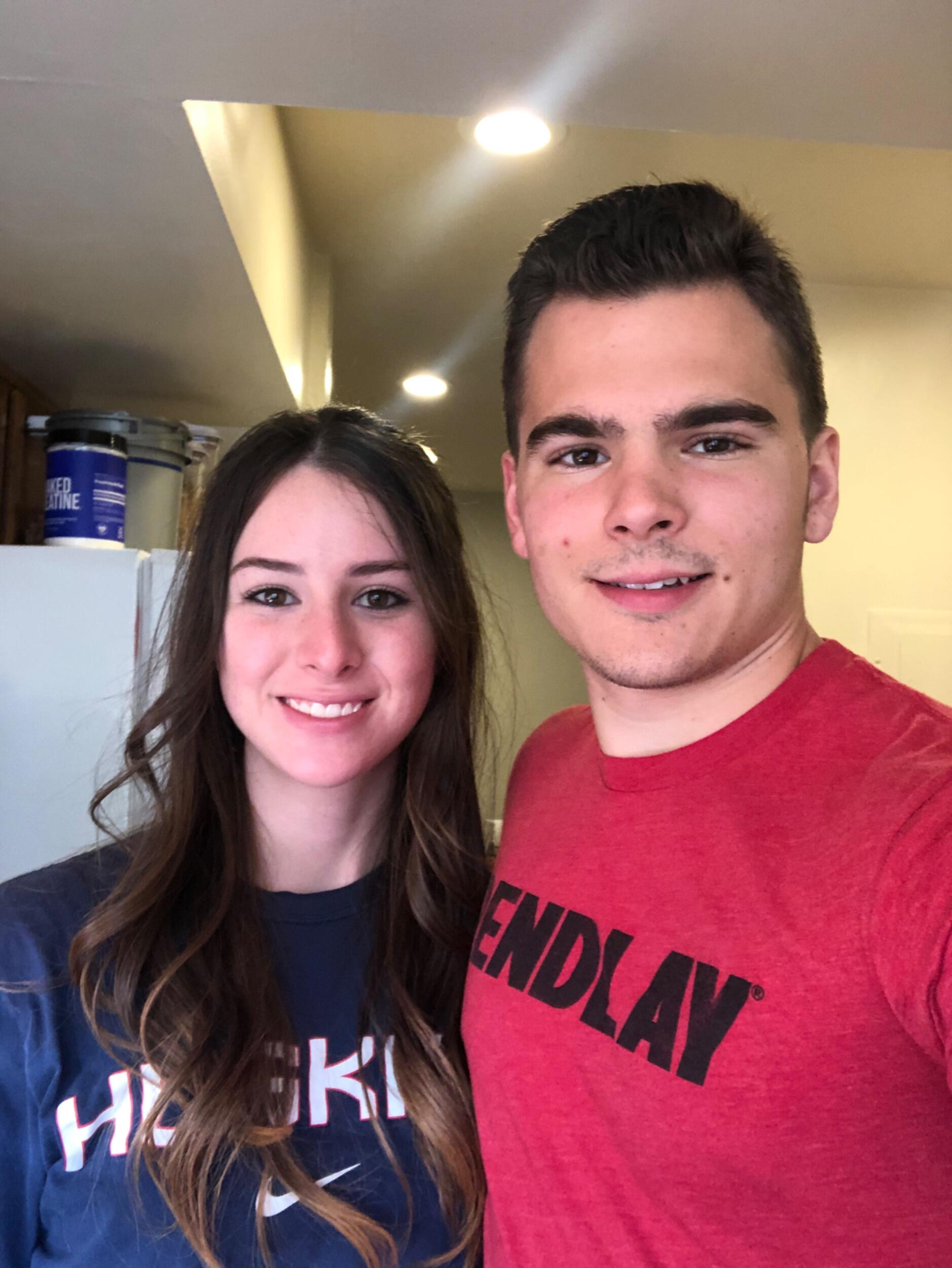 We moved into our first apartment together! Jared also cut his long curly hair! 
