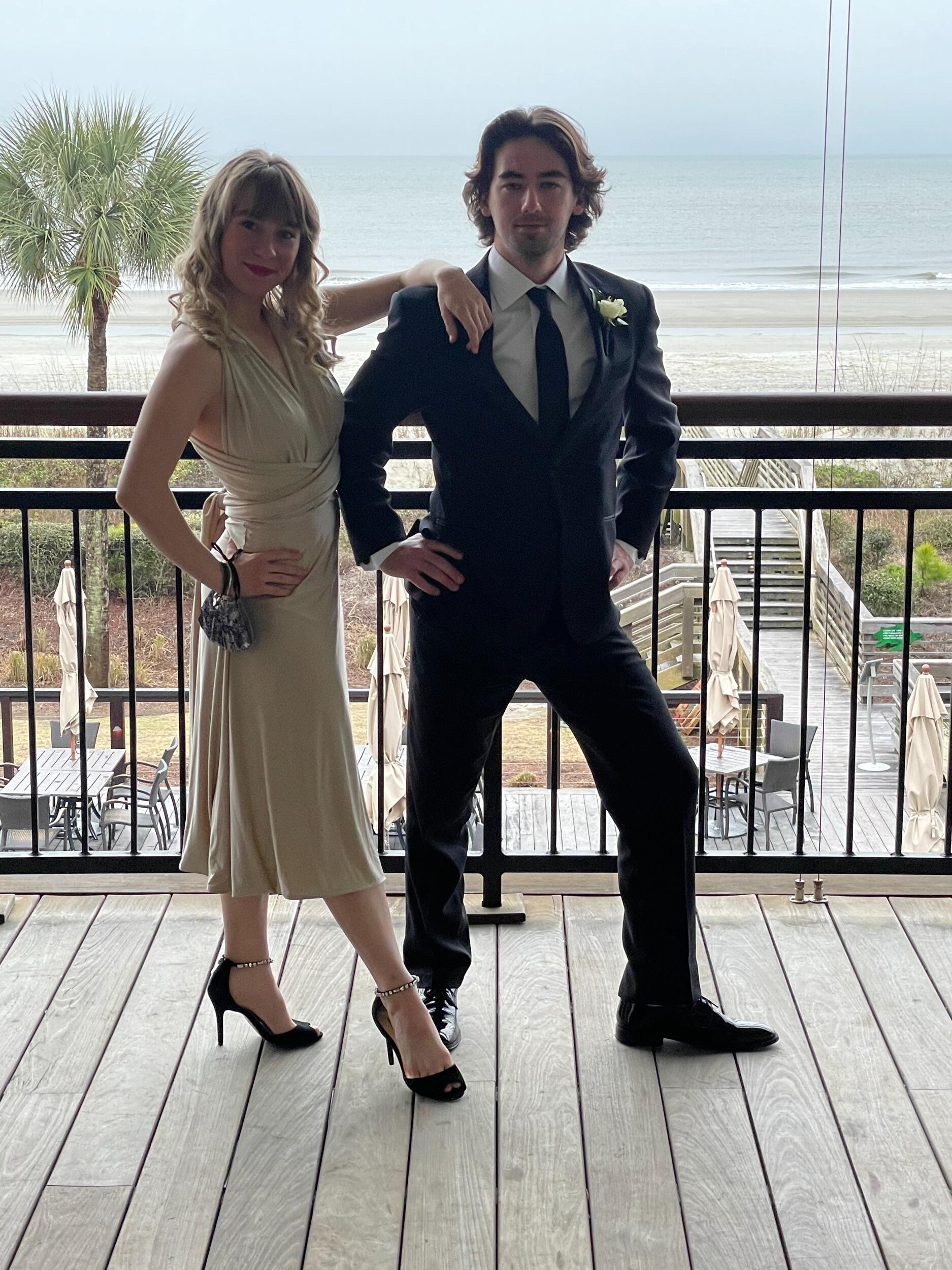 Caroline's first Kurcz family wedding with Patrick! Shoutout Matt and Emily! 