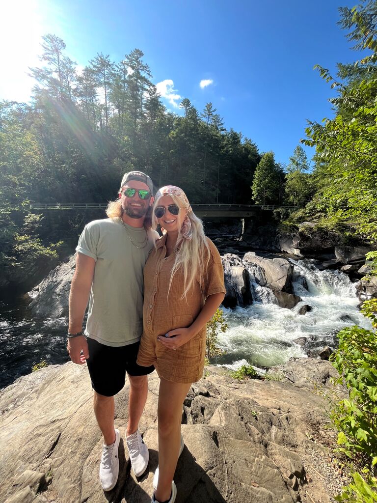 Our babymoon at the place we took our first vacation together, Gatlinburg!