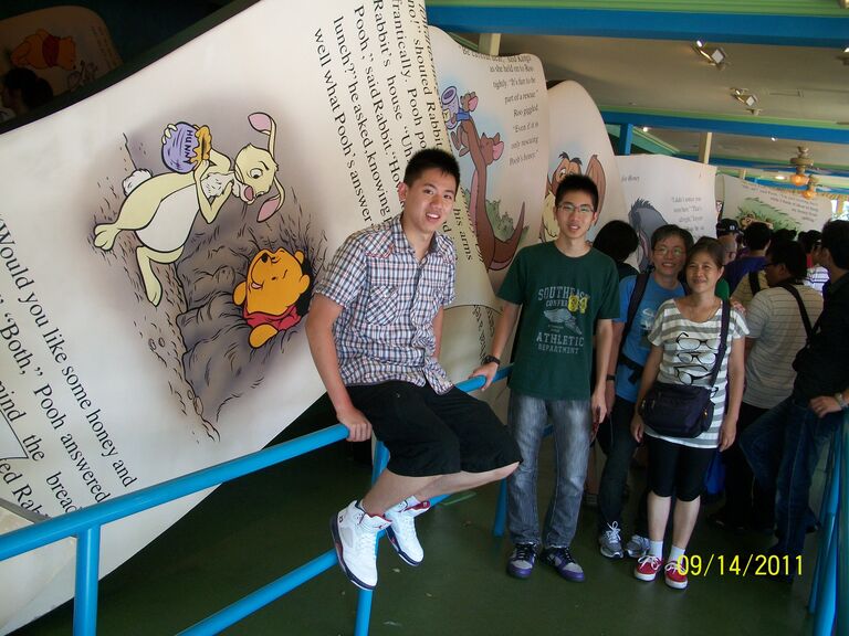 Joe's party in Hong Kong Disneyland