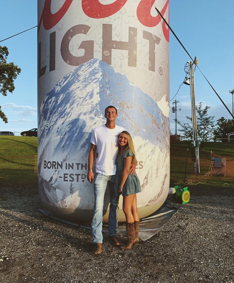 Charlie made it official on August 16th at a Granger Smith concert! This was 2 months after Charlie walked up to Claire at Winstock Country Music Festival after not seeing each other since high school. He asked me on a date right there!