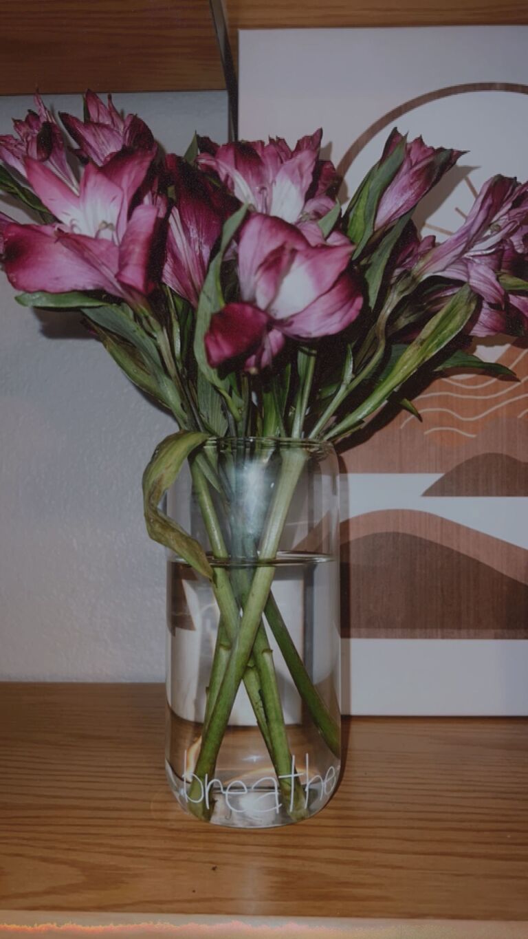 These are the flowers he asked me out with! 